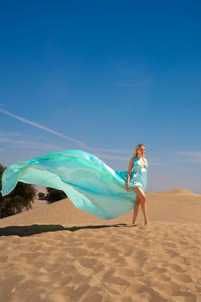 dubai flying dress