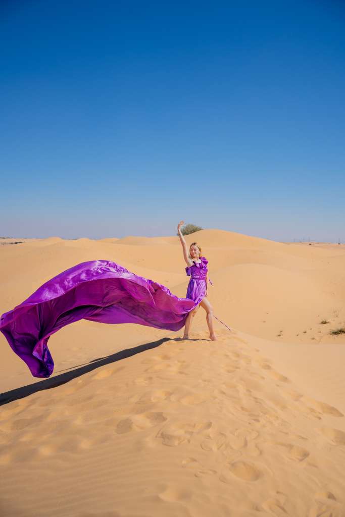 dubai flying dress